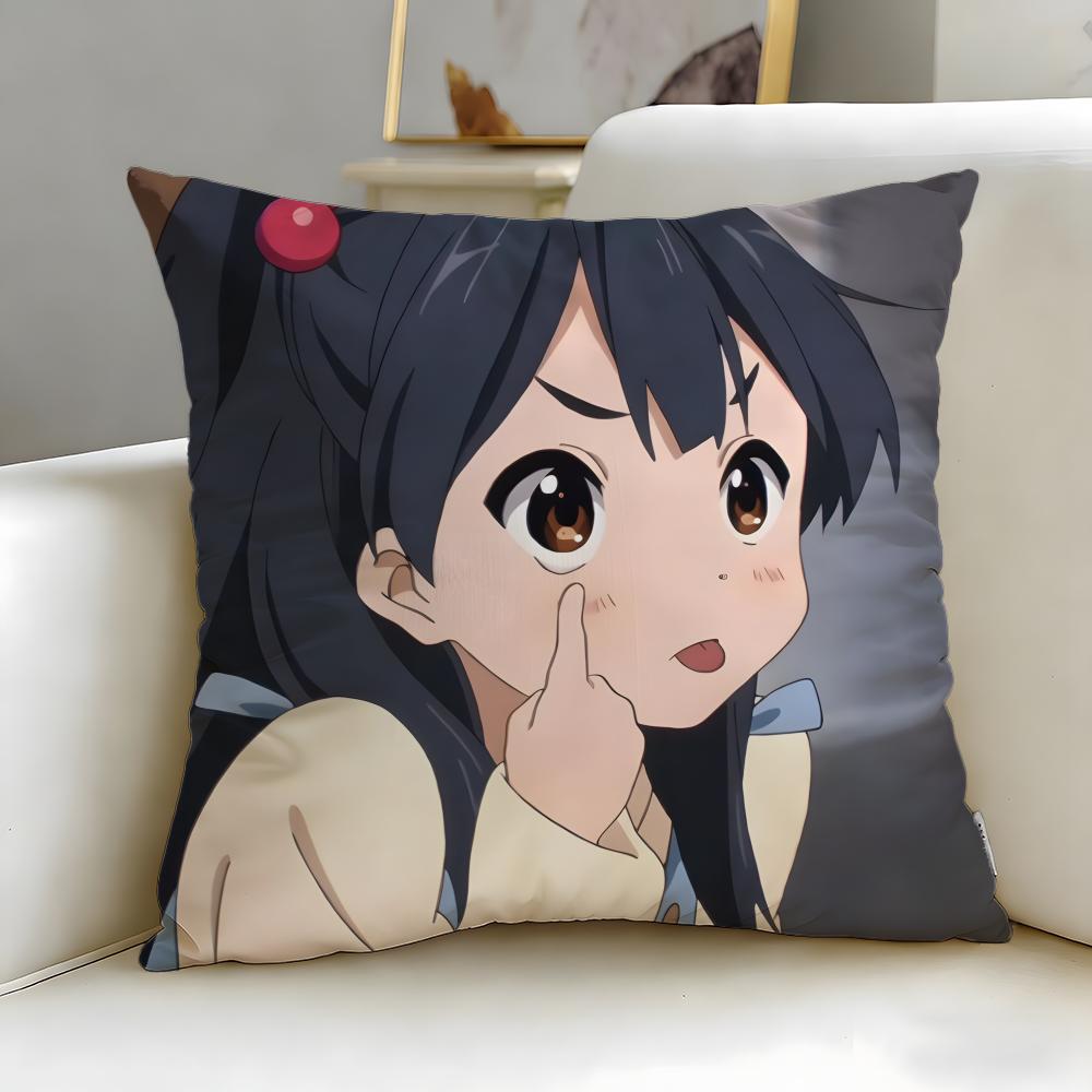 classic anime Tamako Market Cushion Cover Soft & Easy-Wash Pillow Case – Versatile for Couch, Bed, Travel and Office