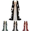Beautiful Victorian Gothic Style Cosplay Dress In Multiple Colors With Ribbon Decorations
