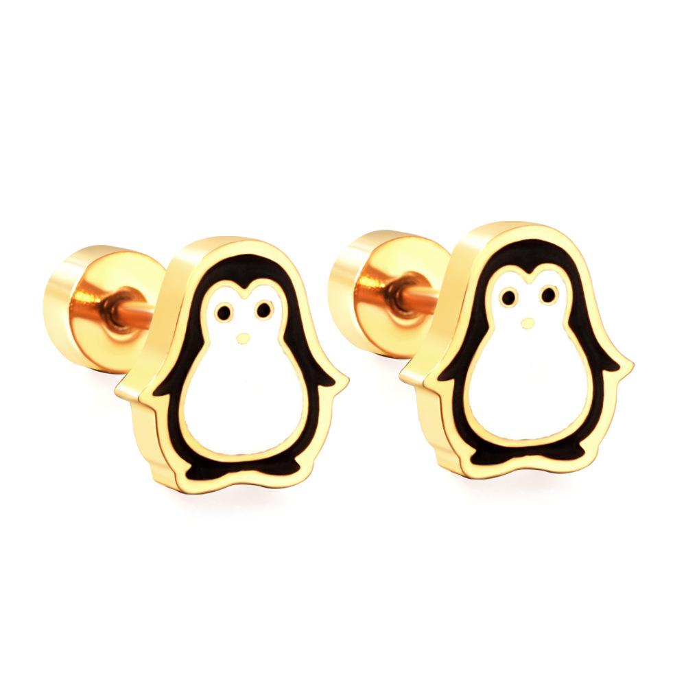 2026 European and American Creative Earrings Women, Simple Personality Cute Rabbit Earbone Stud Earrings