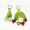Tomato Cherry Keychain Elegant Bag Pendant Cute Fruit Bag Charm  Girls