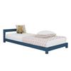 Kids Bed - BENLEMI - DREAMY - 120 X 180 Cm - Solid Wood - Navy Blue