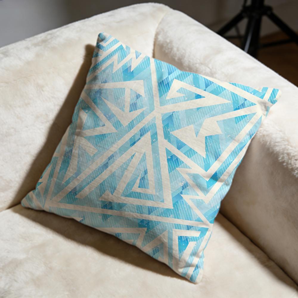 Triangle Cushion Cover Soft Decorative Pillow Case Suitable for Bedroom Sofa Car Travel Use