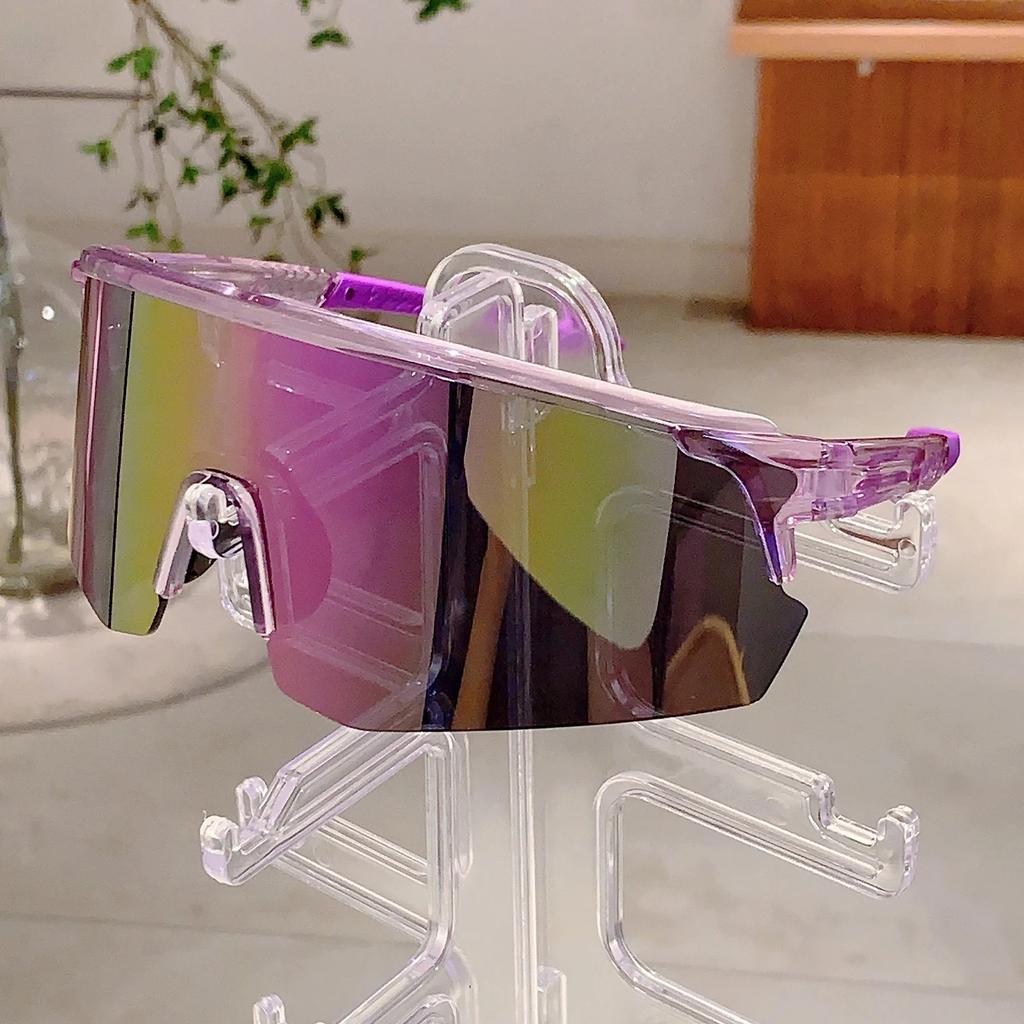 Oversized Luxury Brand Design Cycle Sunglasses Women For Men Vintage Outdoor Sun Glasses Popular Punk Ski Windproof Sport Goggle