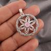 Rose Chalcedony Handmade Gemstone Pendant, 925 Solid Sterling Silver Pendant Antique Jewelry, Pendant For Engagement Gift
