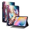 PU Leather Tablet Case for Samsung Galaxy Tab S6 Lite (2024)-11 Styles! Durable,with 2 Stand Slots,Pencil Holder & Card Slots,Flexible TPU Back Cover