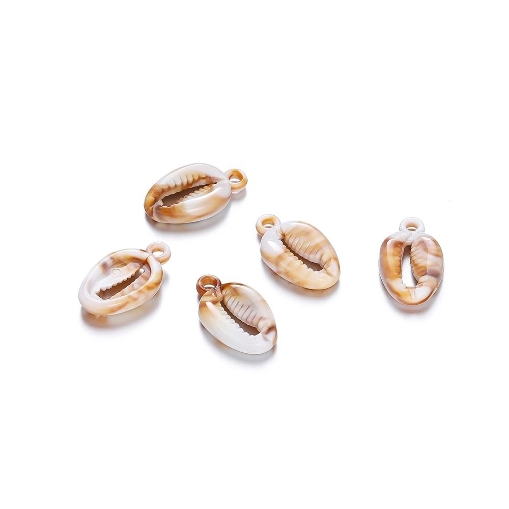 10/20Pcs/Lot Mix Acrylic Shell Conch Starfish Charm Pendants for DIY Women Earring Bracelet Necklace Jewelry Making Accessories