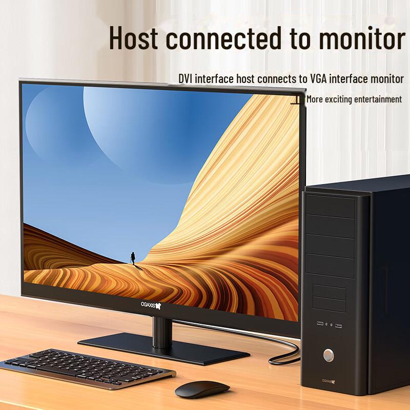 Câble Convertisseur Numérique HD DVI vers VGA Biaz, 1m-1.8m