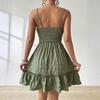 Sleeveless Women's Dress Casual Flowy A-Line Midi Tshirt Dresses With Pockets Crewneck Vocation Boho Beach Sundress