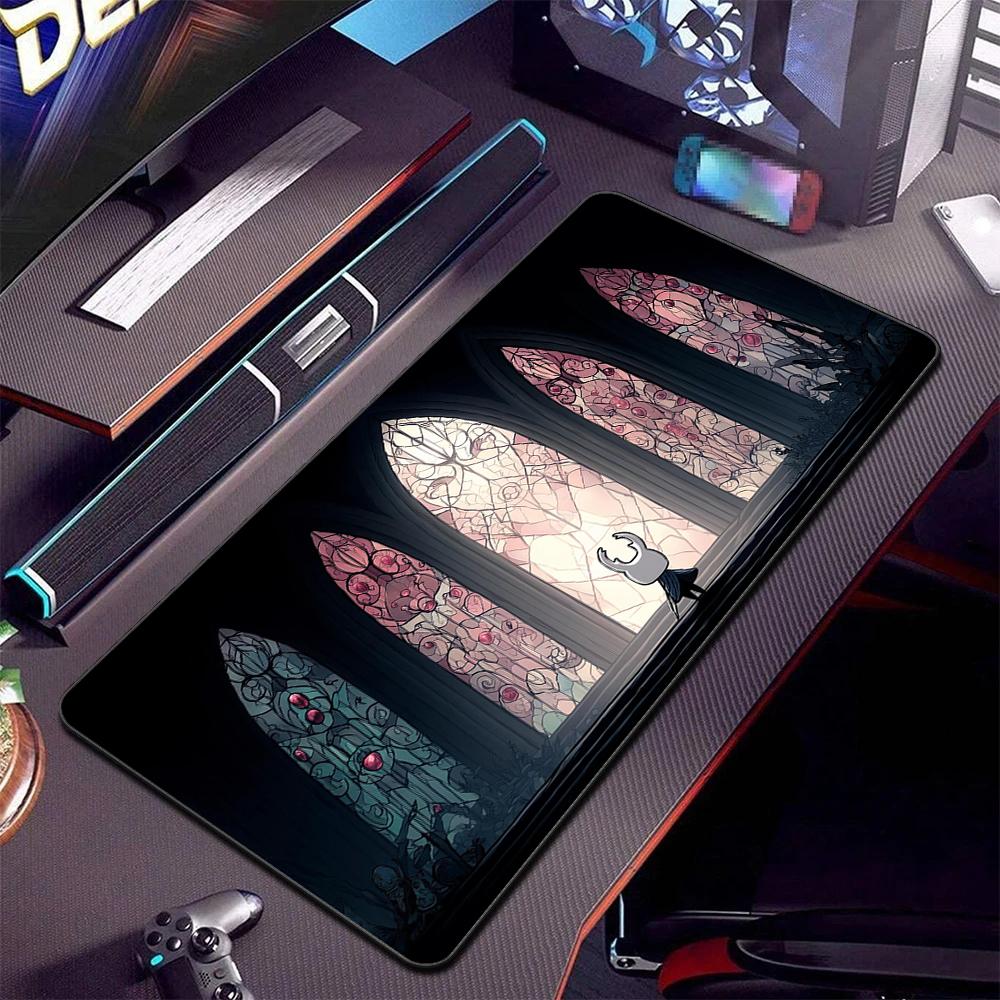 Tappetino per Mouse XXL Stampa HD Cool Hollow Knight Silksong Tappetini per Tavolo Azienda Tappetino Grande per Scrivania Tappetini per Mouse da Gioco Pc Grandi