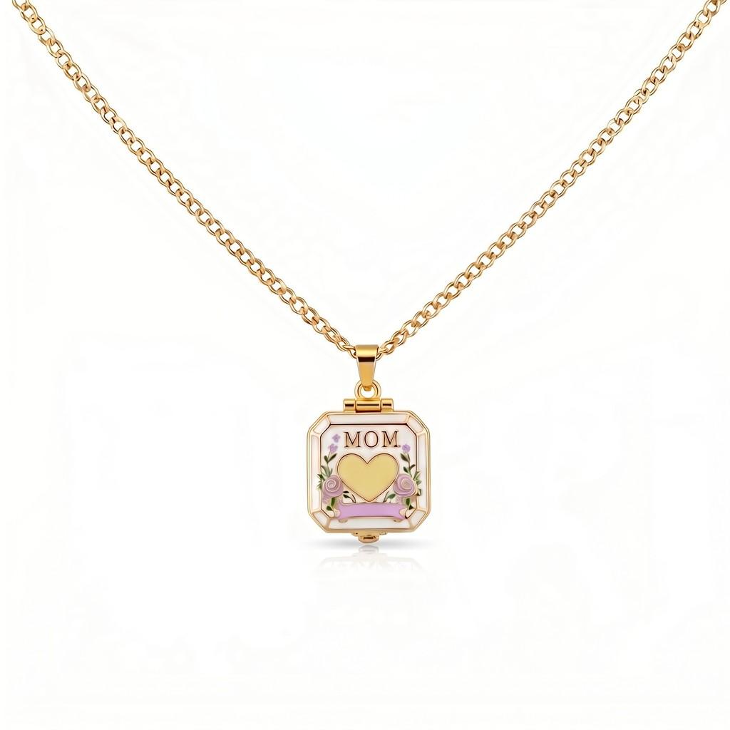 Geometric Pendant Necklace With Gold Plating For Fashionable Women And Men
