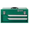 Sata 95139 20" Two-Drawer Metal Toolbox - Portable Household Repair Set