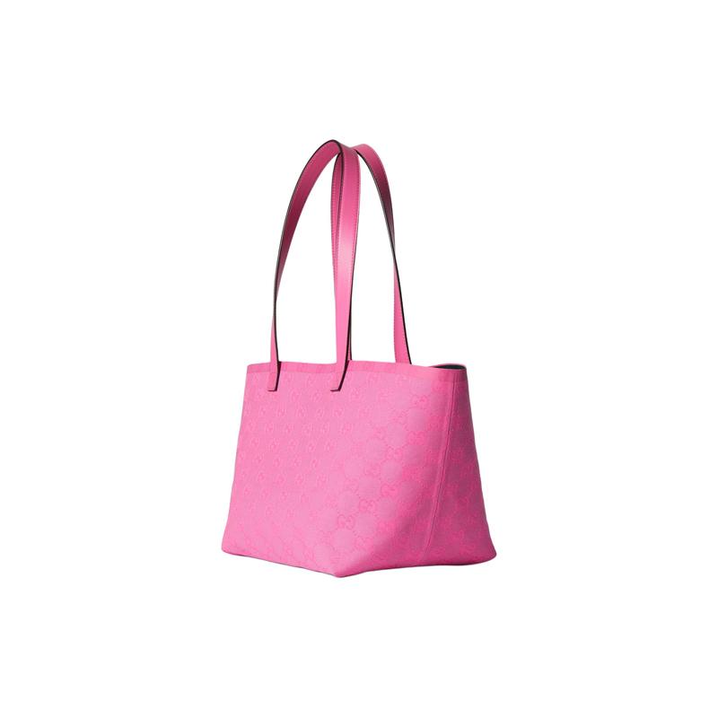 Gucci Totissima Allover Double G Logo Canvas Bag Tote Bag Tote Bag Shopping Bag Canvas Handbag Small Women's Dark Red