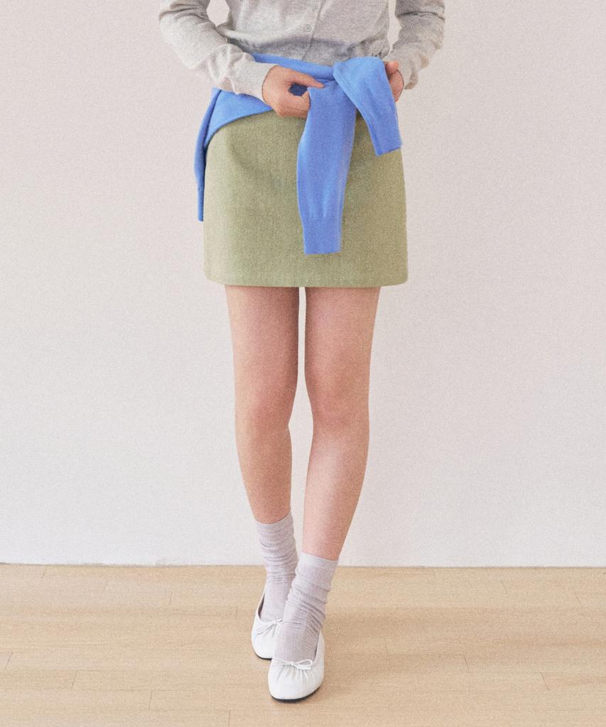 Manggomaenipeullijeu Weet Mini Skirt_Mint