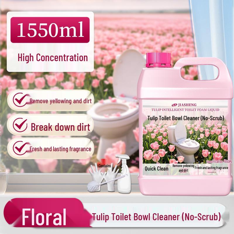 Smart Toilet Cleaner: Strong Stain & Limescale Removal, Fresh Scent, No-Scrub Formula for Home & Public Toilets.