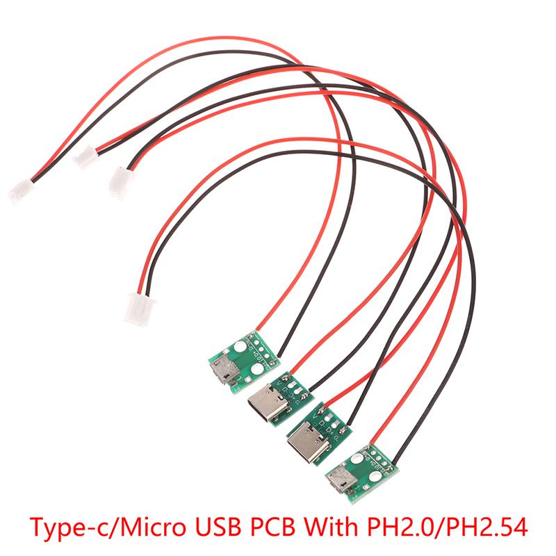 Micro Usb To Dip Connector Breakout Board Charging Cable Soldering Board Socket
