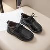 Boys Leather School Shoes  Spring Autumn Children Uniform Flat Shoes Formal Black Versatile Kids Causal  Dress Shoes