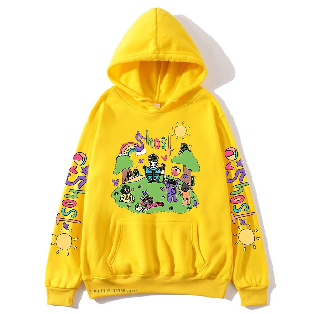 Ghost Music Band Graphic Hoodies Long Sleeve Mens Sweatshirts Hooded Streetwear Women Casual Male Kawaii Clothes