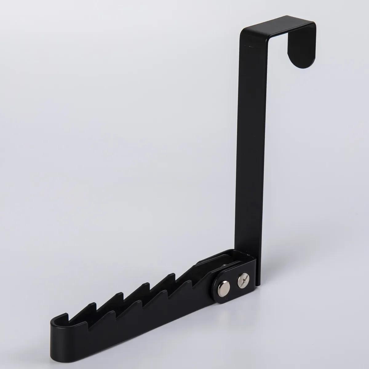 

Новый продукт Креативный складной артефакт для подвешивания одежды Невидимый внутренний дверной цилиндр для хранения шляп Крючок для одежды чёрный