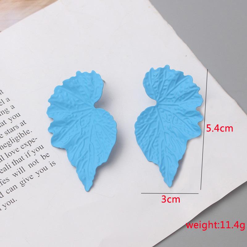 New Blue Color Geometric Earrings for Women Bohemian Flower Butterfly Pendants Female Dangle Earrings 2024 aretes de mujer