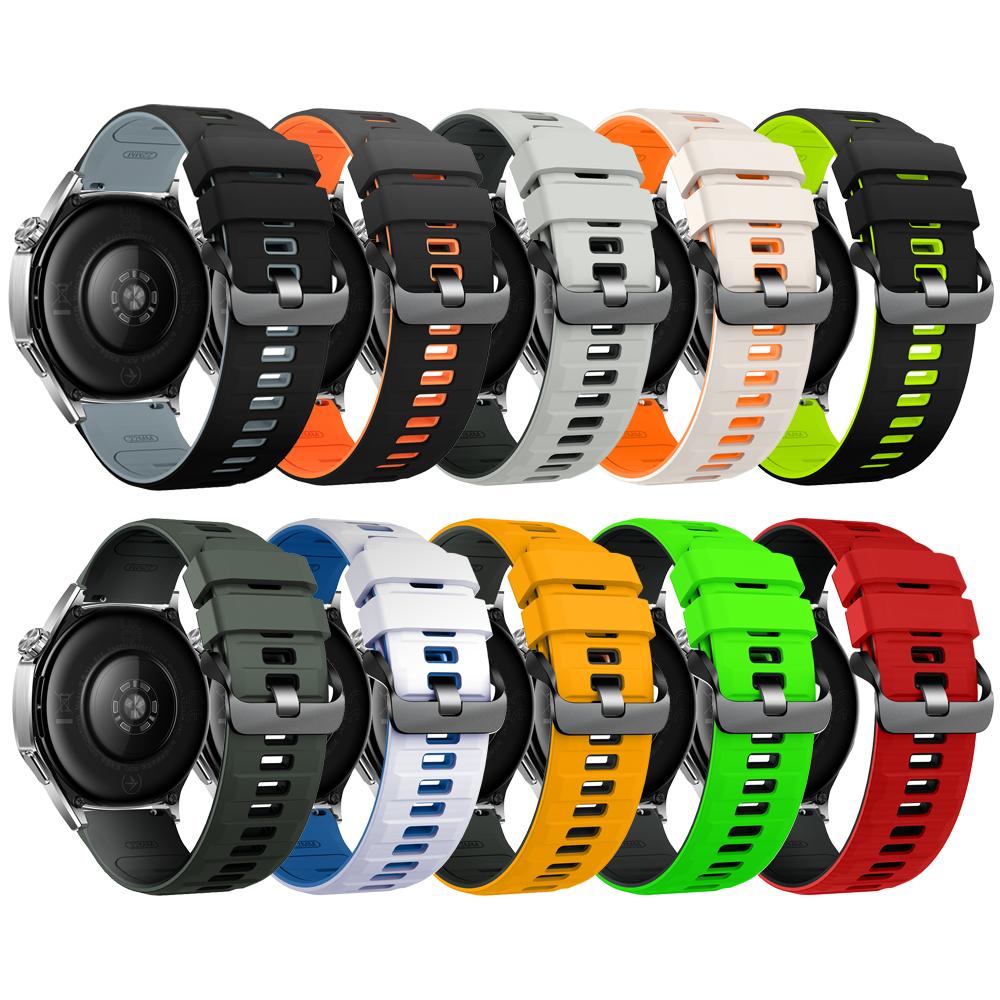 22mm Silikonowy Pasek do Zegarka Dla COROS APEX 46mm 2 Pro/PACE Pro 3 Wymienny Miękki Pasek na Nadgarstek Dla Xiaomi Watch S4 Sportowy Bransoleta Correa