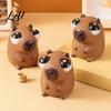 Capybara Squeeze Toy Popping Eye Anxiety Stress Relief Sitting Adult Reliever Pinch Sensory Soft Ball Animal Fidget