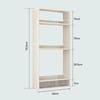 Multi-layer Kitchen Storage Rack No Punching Spices Organization Wall-Mounted Cupboard Groceries Storage Seasoning Organizer
