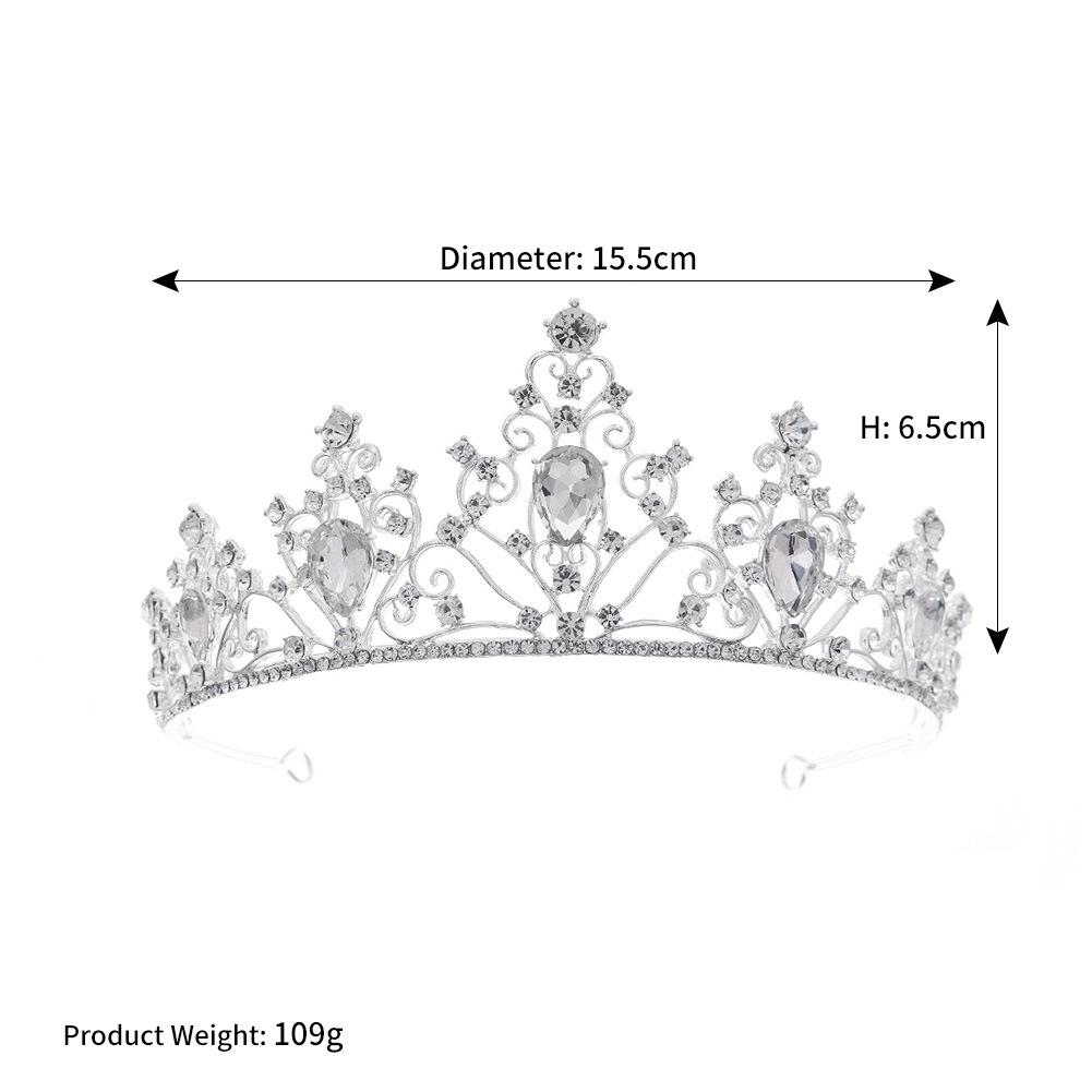 European & American Retro Luxury Alloy Bride Crown: Noble Hollow Headwear Photo Styling Accessory for Wedding Dresses