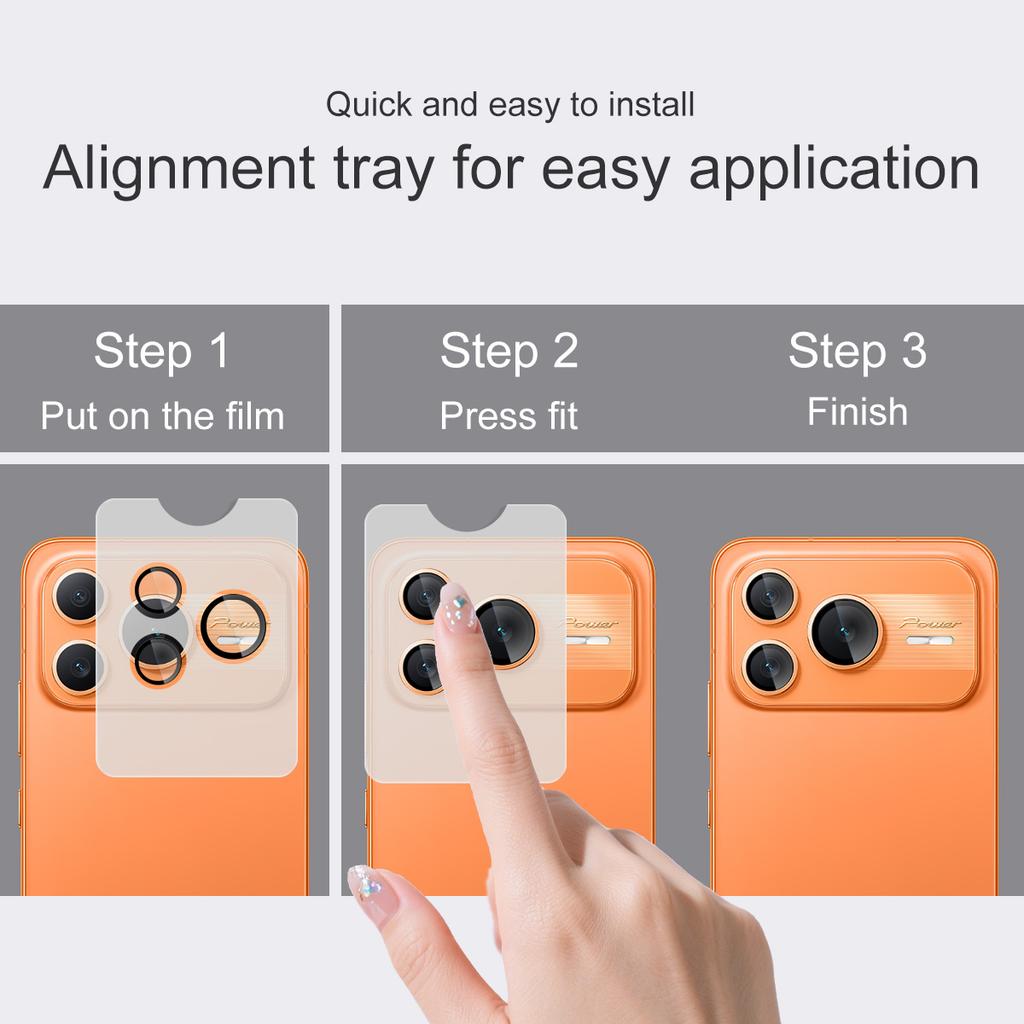 For Honor Power 2 5G Glass IMAK High Definition Glass Lens Film Self-positioning Version