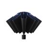 12-Rib Extra Large Folding Umbrella for Rain and Sun - Reinforced, Thick, Three-Person Capacity