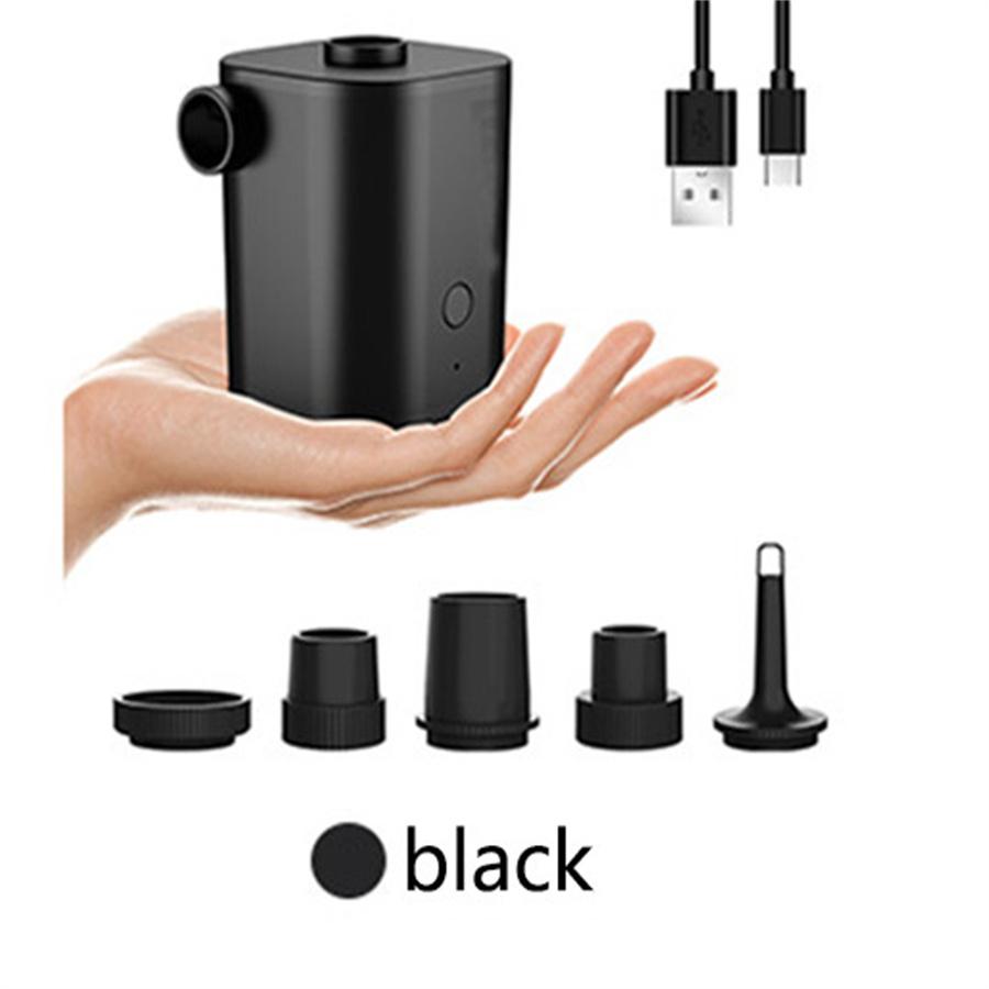 Portable Mini Air Pump With 2500Mah Battery Usb Rechargeable To Inflate Deflate