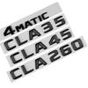 Car Gloss Black Trunk Logo Letter Badge Sticker For Mercedes Benz AMG C117 W117 C118 CLA35 CLA45 CLA260 4Matic Logo Accessories
