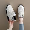 Inner height increase, spring little white shoes new female students thick-soled height increase sports board shoes casual