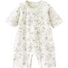 TONGTAI Baby Summer Cotton 7/9-Sleeve Romper