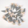 12pcs Mini Christmas Trees Small Artificial Christmas Tree Ornament Cedar Pine Sisal Tabletop Merry Christmas Party Decoration