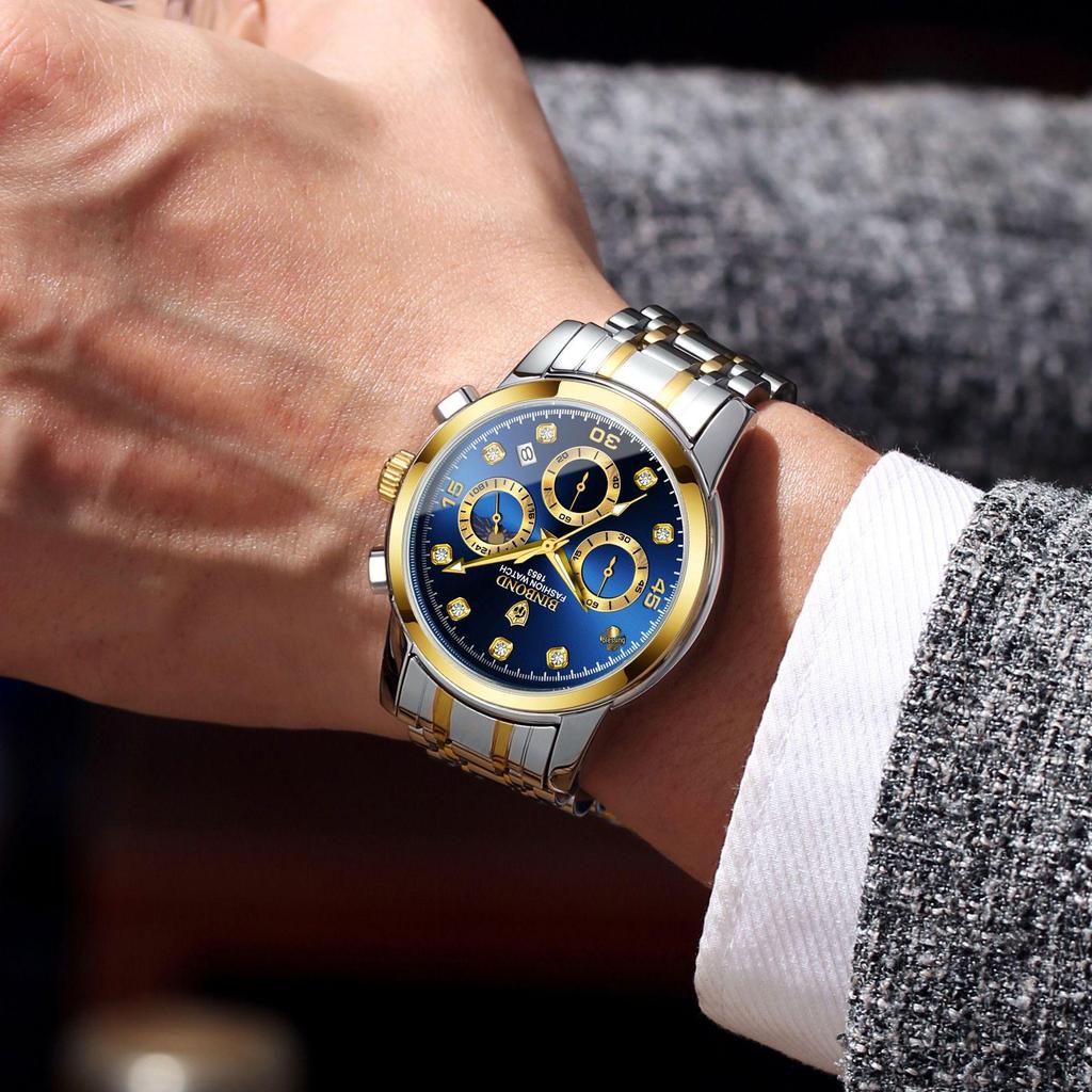 Binbang Multifunctional Quartz Men's Business Watch