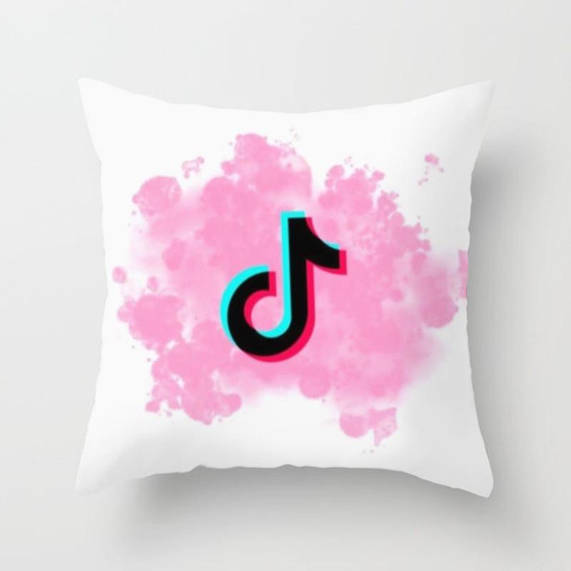 Tiktok Cushion Cover Decorative Soft Pillow Case For Stylish Home And Car Decor