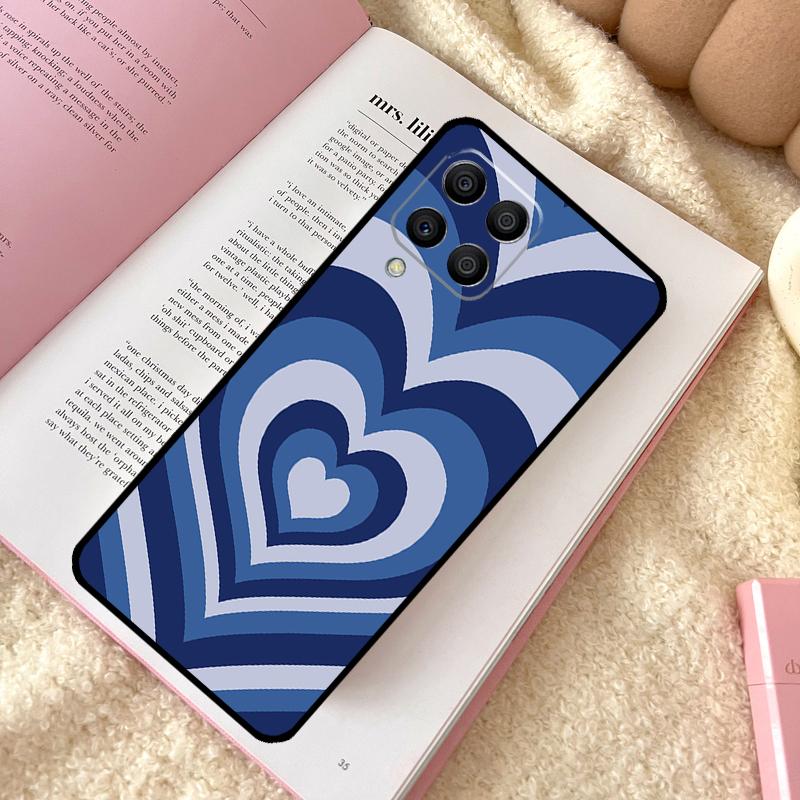 Latte Love Tunnel Brown Heart Case For Samsung Galaxy M12 M14 M11 M13 M15 M06 M16 M36 M56 M31 M53 M32 M52 M35 M55 M34 M54