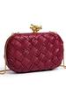 Borsa a mano intrecciata versatile da donna 2025: Elegante Pochette e Borsa a Tracolla con Catena per Banchetti, Serate e Altro