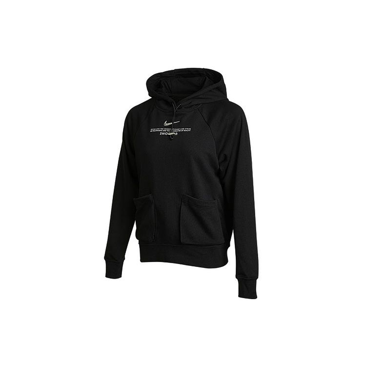 Nike French Terry Casual Sports Hoodie Women Hoodies Black CZ8897-010