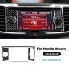 Carbon Fiber Style Center Console Panel Cover Trim for Honda Accord 2013-2017 Interior Moulding