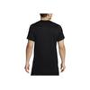 Nike Court Advantage Solid Crew Neck Casual Short Sleeve T-Shirt Men Tops Black FD5321-011
