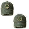 Gorra de Algodón Bordada Verde Festiva con Trébol Perfecta Para Fiesta del Día de San Patricio y Evento al Aire Libre Y08E