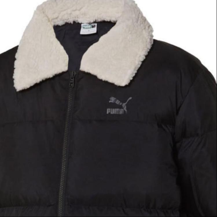 Puma Fleece-Lined Down Jacket Unisex Outerwear Black 929798-01