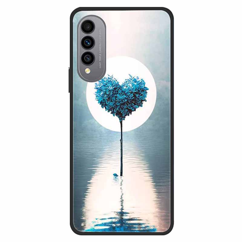 For WIKO T50 Case T 50 Soft silicone TPU Back Cover For Wiko T50 W-P861-01 W-P861-02 Phone Case WikoT50 Black Protective Painted