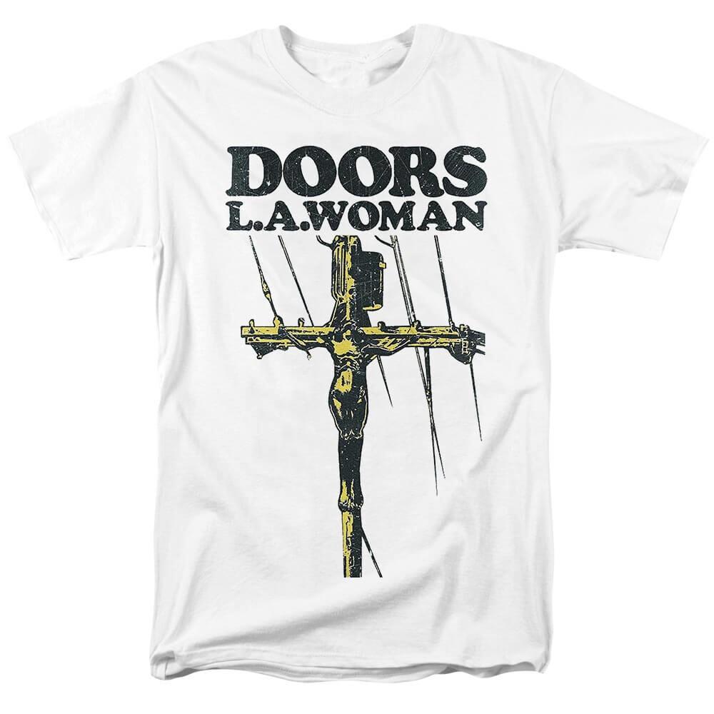 

Vintage The Doors L.A. Woman Cotton White S-4XL Unisex Classic Shirt TT069 Unisex T-Shirt XXL