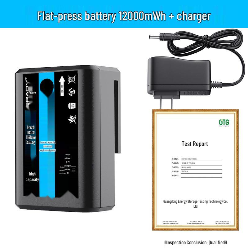 Universal Spirit Level Charger Set with Battery and Infrared Laser Accessories