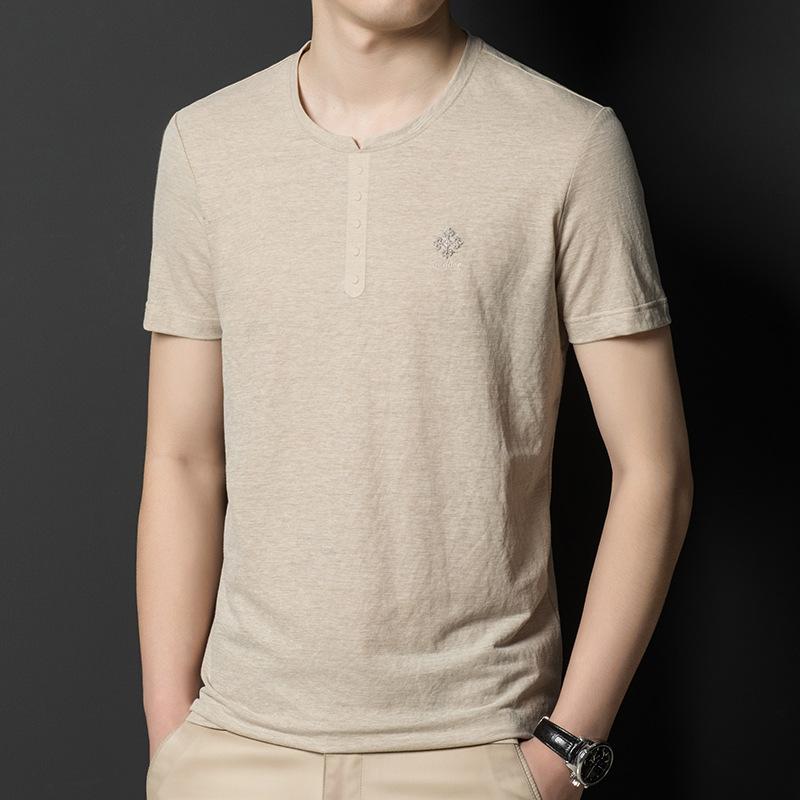 Новая летняя мужская свободная футболка с короткими рукавами — фото 6