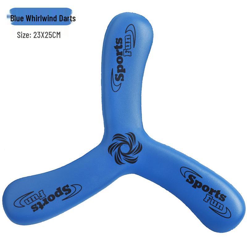 Children's Soft Boomerang Frisbee: Three-Leaf Outdoor Sports Toy for Boys and Parents