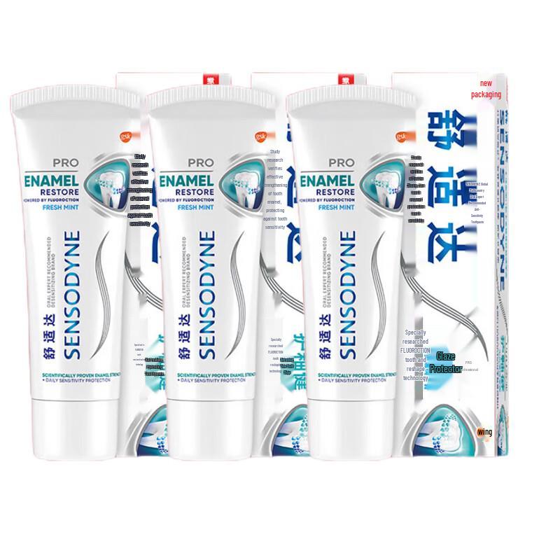 Sensodyne ProNamel Fresh Mint Toothpaste (3 x 100g)