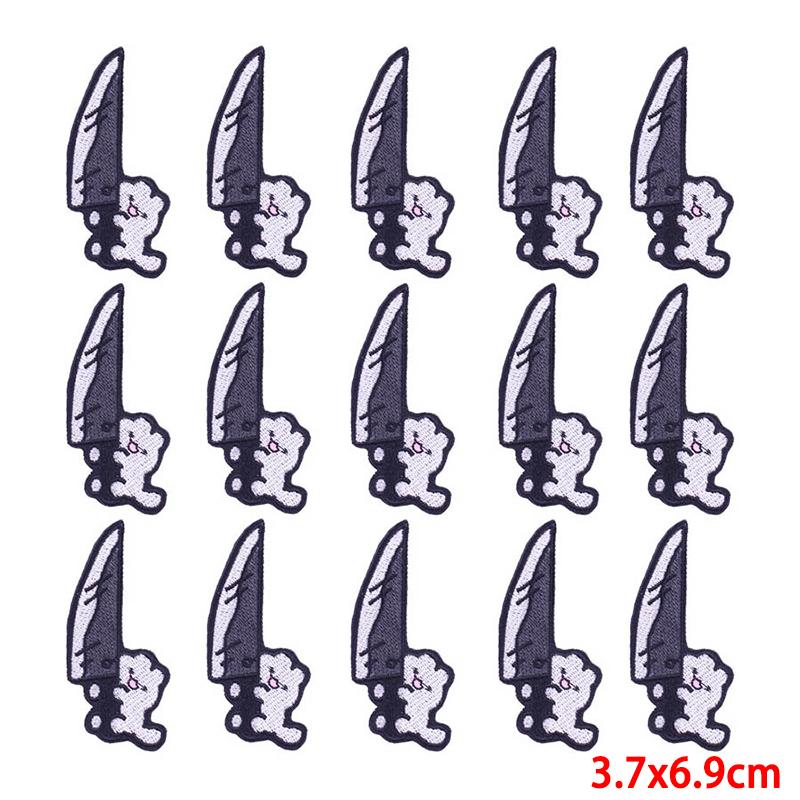 10 Pcs/lot Embroidery Patch Iron On Patches For Clothing Patches On Clothes Jackets Decor Applique Sew Supplies